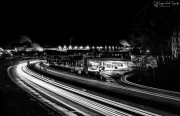 A40 bei Nacht
